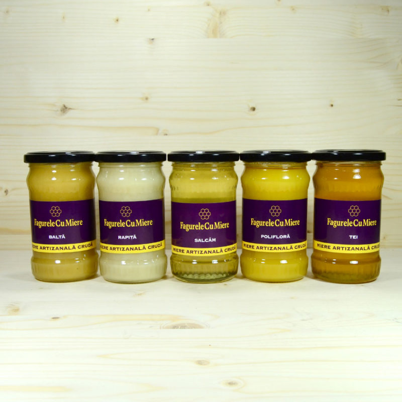5 sortimente de miere care va ofera posibilitatea sa savurati si sa comparati diferite tipuri de miere bruta, vie, nefiltrata si neprelucrata termic